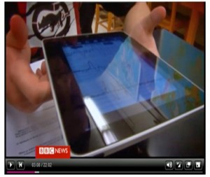 Screenshot from BBC Click episode 25 June 2011