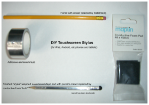 DIY Touchscreen Stylus